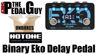 Video thumbnail for ThePedalGuy Unboxes the Hotone Binary Eko Delay Pedal by The Pedal Guy