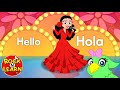 Learn Spanish Greetings English To Spanish Rock N Learn