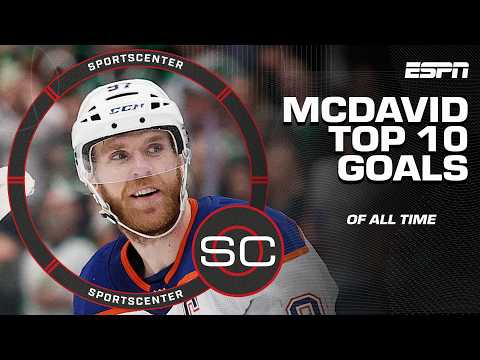 TOP 🔟 GOALS of Connor McDavid's career 🏒 | SportsCenter