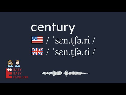 How to pronounce century? US English UK English IPA Audio Waveform 👩👨 How to say century?