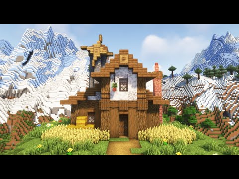 Как построить дом фермеров в майнкрафт