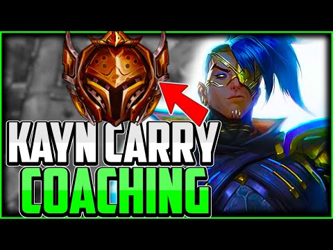 BRONZE KAYN HYPER CARRY! | Kayn Jungle Guide Season 11 - KingStix Challenger Coaching
