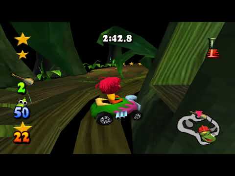 Let's Play Muppet RaceMania | Part 3 - Swamp [Adventure]