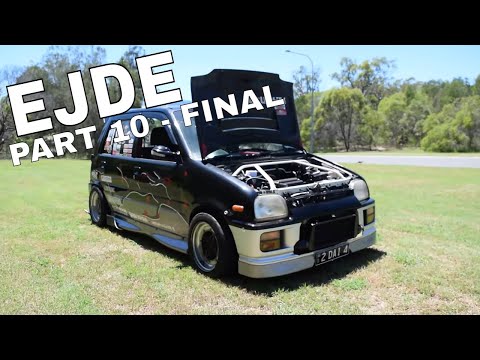 Daihatsu Mira Boosted EJDE 1L 3cyl Build - PART 10 Building a turbo mira in 12 minutes.