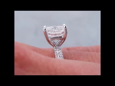 1.85 ctw Radiant Cut Diamonds Engagement Ring - BigDiamondsUSA