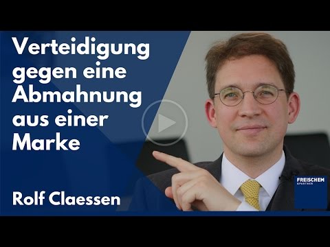 Verteidigung gegen eine Markenabmahnung - Verteidigung gegen eine Abmahnung aus einer Marke