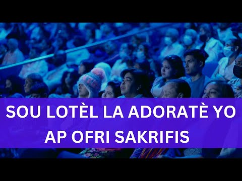 Sou lotel la adorate yo ap ofri sakrifis santi bon// de pre mwen we mon kote tamp la ye a #kodekris