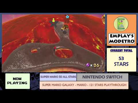 Super Mario Galaxy (SM3DAS) - #54 - Melty Molten Galaxy - Star 2