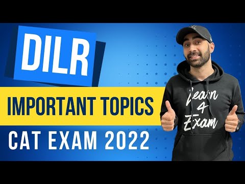 CAT 2022 DILR | Top 3 Most Important Must do topics | CAT Syllabus and Planning