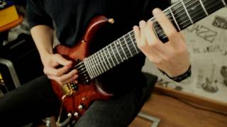 Devin Townsend Project  - March Of the Poozers[Guitar Cover with improvise solo]