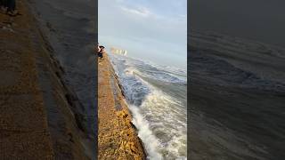 karachi samundar ma Tufan | View of sea | #karachi #tufan #seaview