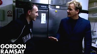 Chef Ramsay Shocked That Chef is Actually Cooking  - Gordon Ramsay