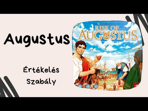 Bingó, ez egy szenátor! Augustus társasjáték játékbemutató és szabályismertető - Társasozz Okosan!