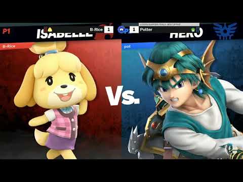 The Smash Lab 203 Losers Quarter Finals - B-Rice (Isabelle) vs Potter (Hero)