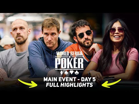 WSOP Main Event Day 5: Big Names Fall as New Heroes Surge