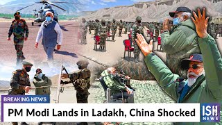 PM Modi Lands in Ladakh, China Shocked