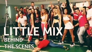 Little Mix behind the scenes of Word Up