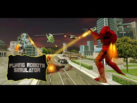 Flying Robot Car Simulator Video