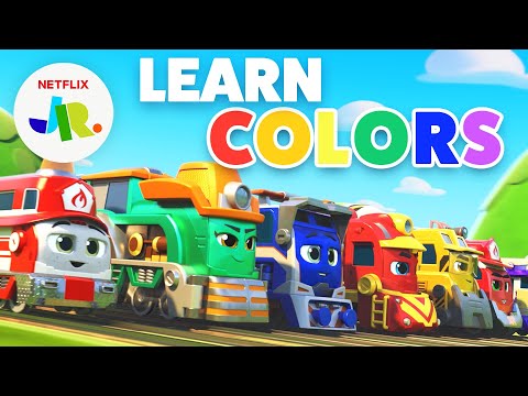 Train Colors For Kids 🌈 Mighty Express | Netflix Jr