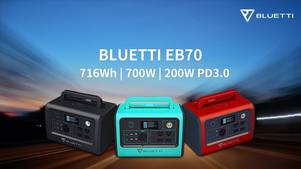 Charging station Bluetti PowerOak EB70 1000W 716Wh