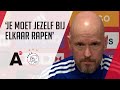 Ten Hag was even klaar met voetbal na uitschakeling