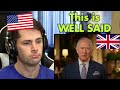 American Reacts to King Charles' First Christmas Speech