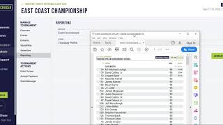 Printing Scoreboards on Score Chaser