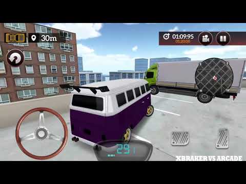 Drive For Speed Simulator 2018: Purple Van Driving Random Mode - Android GamePlay FHD