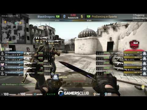 Liga Profissional Gamers Club #3 (Grande Final) - Black Dragons vs Progaming (Mapa 2 -Dust2)