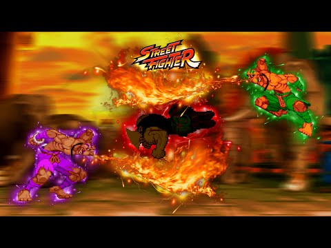 Evil Guile VS Team Dhalsim - Street Fighter MUGEN [CvS] [Pot'S Style]