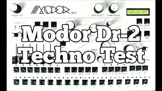 Video thumbnail for Modor Dr-2 Digital Drum Machine 150BPM Techno Test. by Sound Provider / Leonard de Leonard