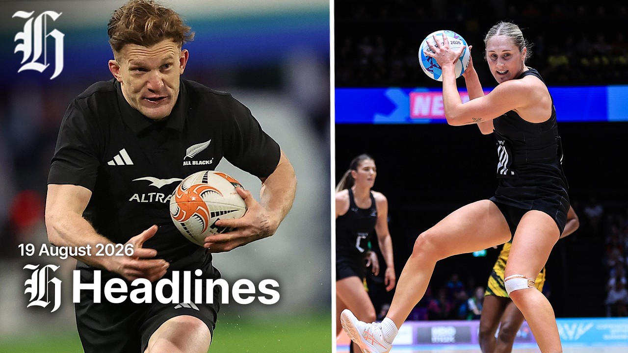 NZ Herald Sport Headlines | Wednesday, August 19, 2026