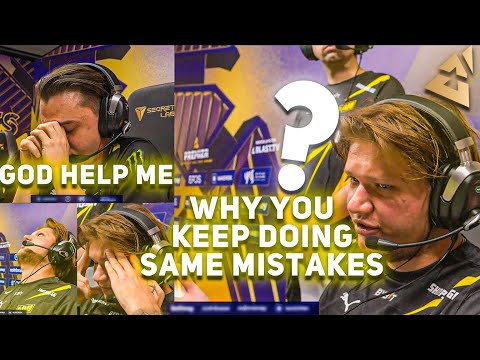 s1mple is still not happy! TeamSpeak NaVi vs Heroic BLAST Premier World Final l CSGO