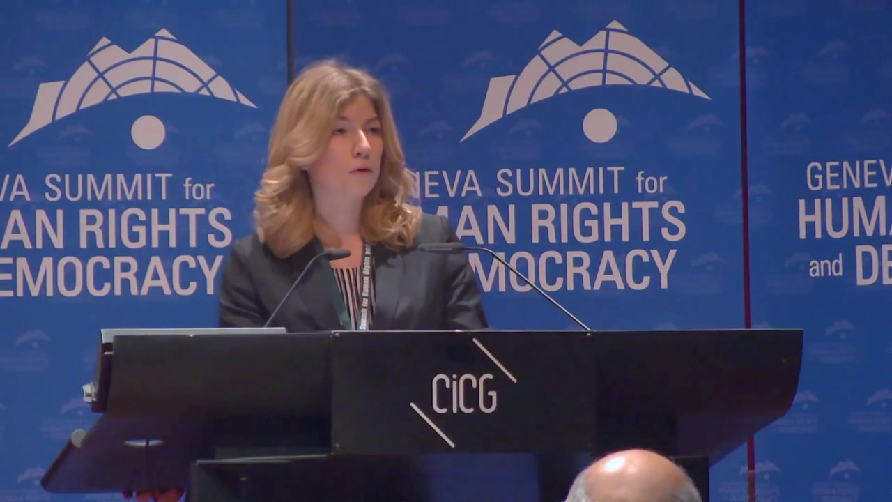 Polina Nemirovskaia at Geneva Summit 2016