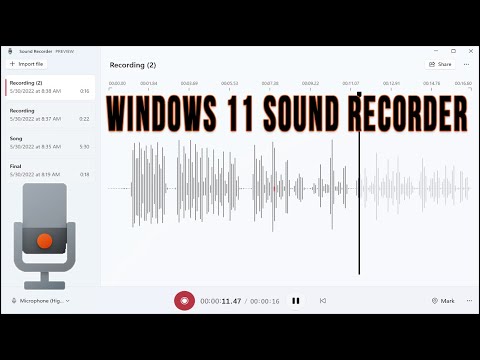 The New Updated Windows 11 Sound Recorder App