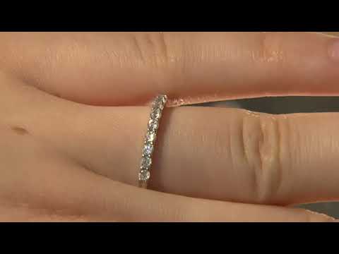 WR2031 0.33 Carat Claw Set Ladies Diamond Wedding Ring