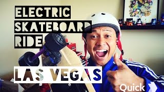 ELECTRIC SKATEBOARD CREW RIDE - DOWNTOWN LAS VEGAS FREEMONT STREET