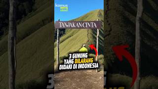 Download lagu 3 Mountains in Indonesia That Are Forbidden to Climb #mountains #unique-facts #shorts mp3