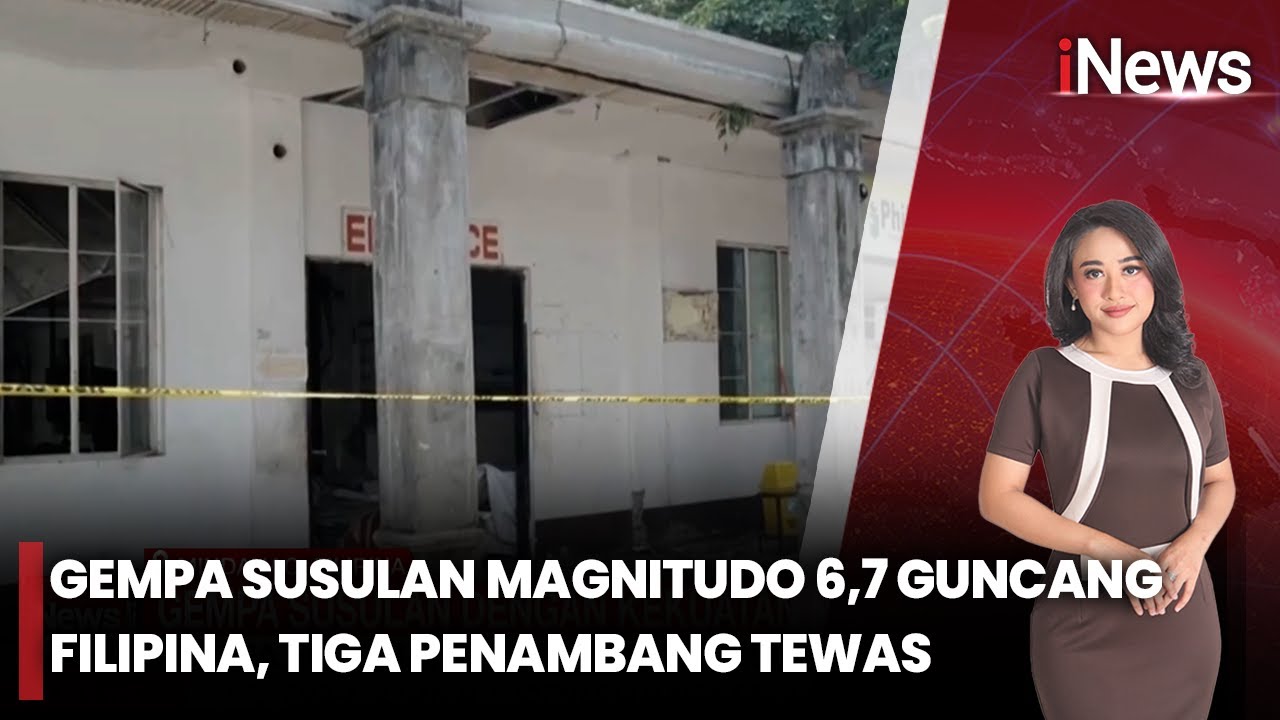 Filipina Diterpa Gempa Susulan 6,7 Magnitudo, Tambang Runtuh Telan Korban Jiwa | iNews Room (11/10)