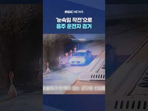 [뉴스/정치 인기영상] '눈속임 작전'으로 음주 운전자 검거 #Shorts (MBC뉴스)