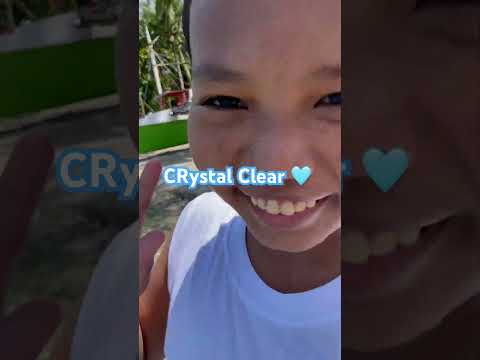 Public beach in Samar be like.. #crystalclearwater #sparksamar