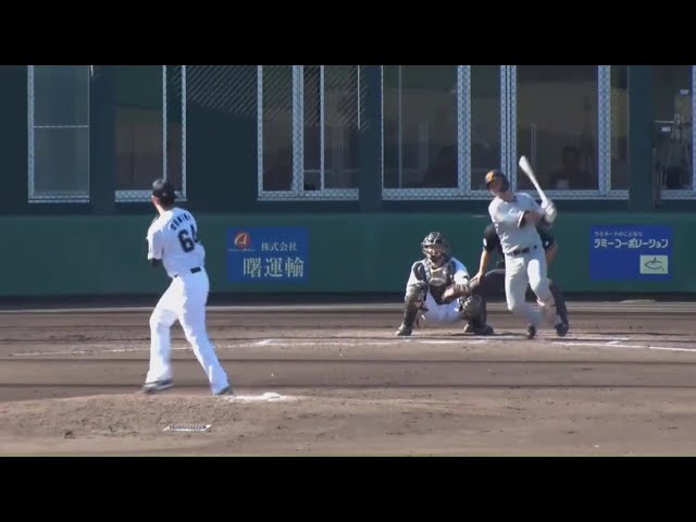 【ファーム】素早い反応!! マリーンズ・大嶺祐 ピッチャー返しの打球を好捕!! 2020/10/25 M-G(ファーム)