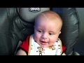 Baby Brayden Eating First Food