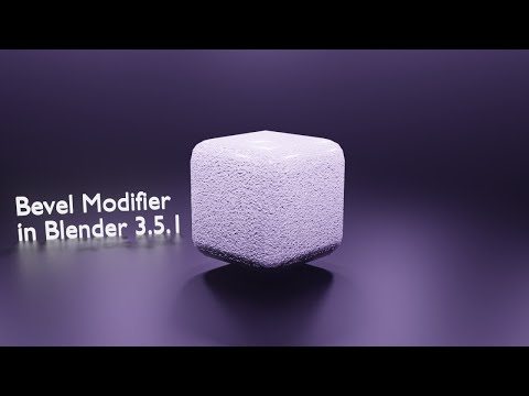 Bevel Modifier in Blender 3.5.1