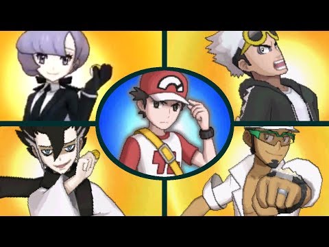 Pokemon Ultra Sun & Ultra Moon - All Battle Tree Special Trainers