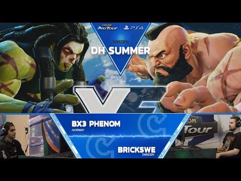 SFV: BX3 Phenom vs BrickSWE - Dreamhack Summer 2017 Top 8 - CPT 2017