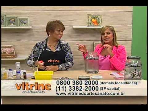 Decoupage com Mamiko - Vitrine do Artesanato na TV