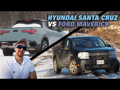 2022 Hyundai Santa Cruz VS 2022 Ford Maverick! | Motoring TV