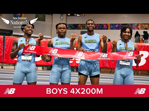 Boys 4x200m Relay - New Balance Nationals Indoor 2024