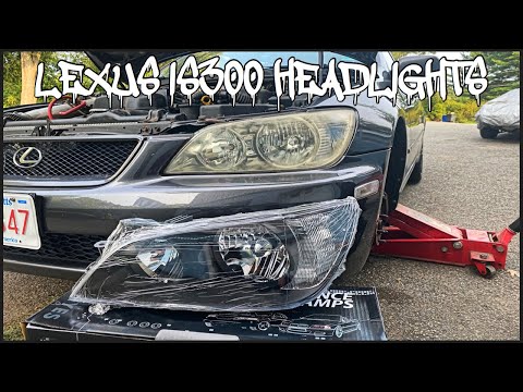 LEXUS IS300 HEADLIGHT INSTALL